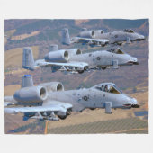 A-10C-THUNDERBOLT II FLEECEDECKE (Vorderseite (Horizontal))