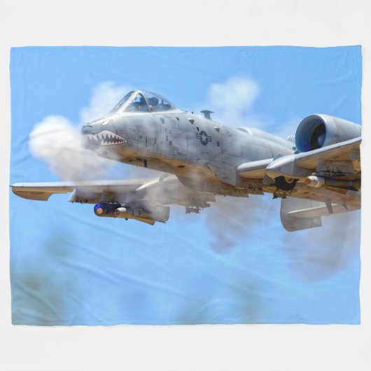 A-10C-THUNDERBOLT II FLEECEDECKE (Vorderseite (Horizontal))