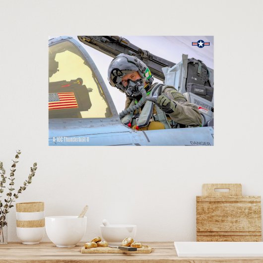 A-10C-THUNDERBOLT II-PILOT POSTER (Küche)