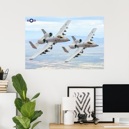 A-10C-THUNDERBOLT II POSTER (Heimbüro)