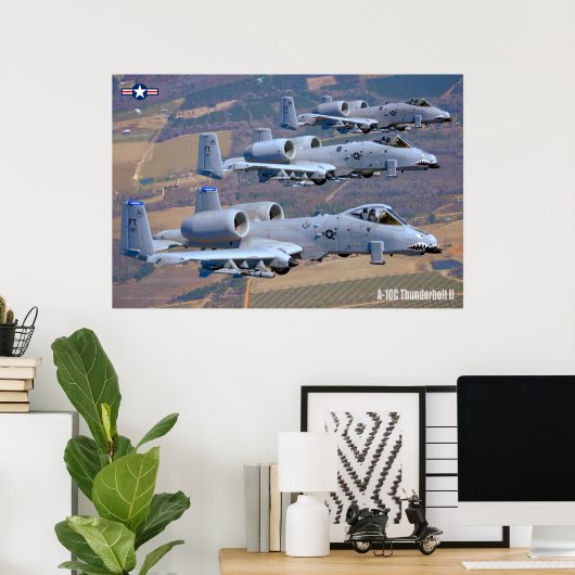 A-10C-THUNDERBOLT II POSTER (Heimbüro)