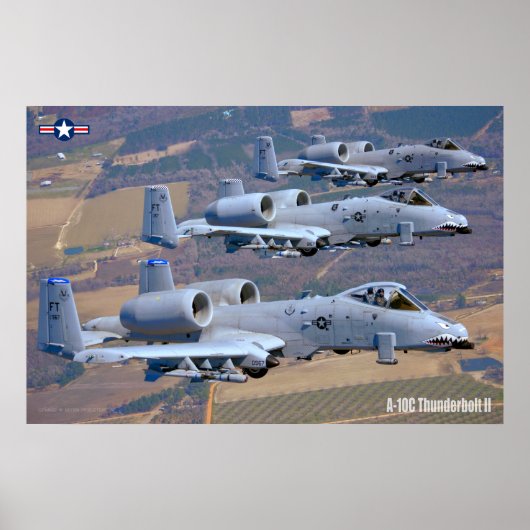 A-10C-THUNDERBOLT II POSTER (Vorne)