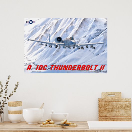 A-10C-THUNDERBOLT II POSTER (Küche)