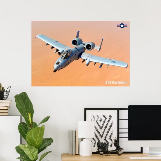 A-10C-THUNDERBOLT II POSTER (Heimbüro)