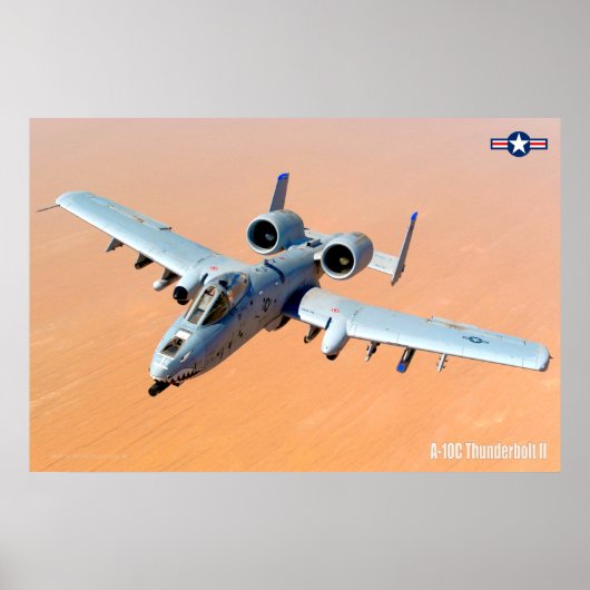 A-10C-THUNDERBOLT II POSTER (Vorne)