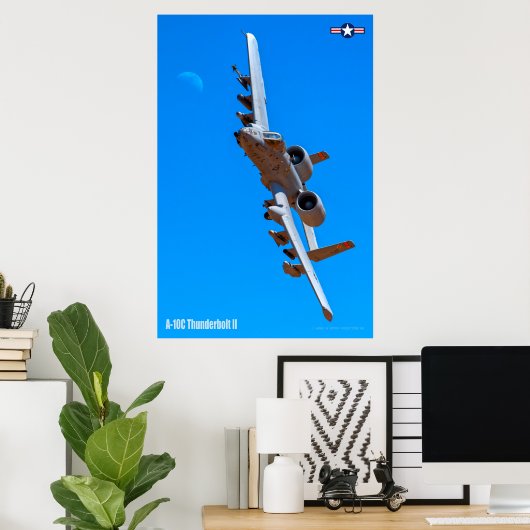 A-10C-THUNDERBOLT II POSTER (Heimbüro)