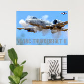 A-10C-THUNDERBOLT II POSTER (Heimbüro)