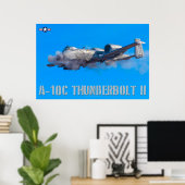 A-10C-THUNDERBOLT II POSTER (Heimbüro)