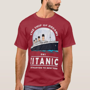 A 1912 Vintage Reise-Kreuzfahrt Geschenk Titanic T-Shirt