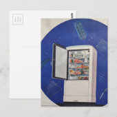 A 1930s era refrigerator ad postkarte (Vorne/Hinten)