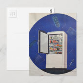 A 1930s era refrigerator ad postkarte (Vorne/Hinten)