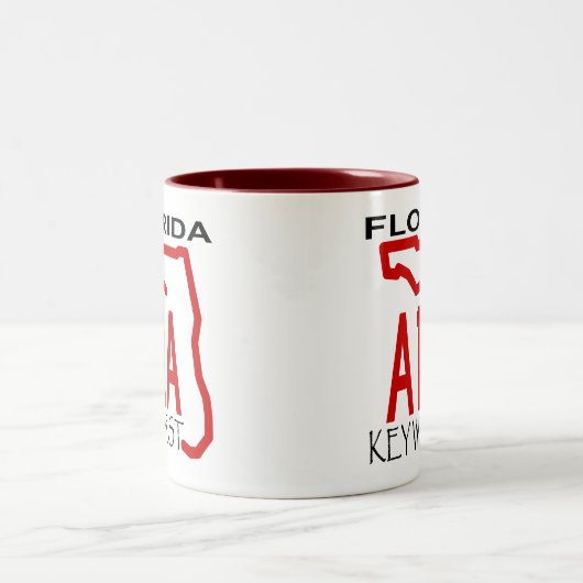 A-1-A Key West Zweifarbige Tasse (Mittel)