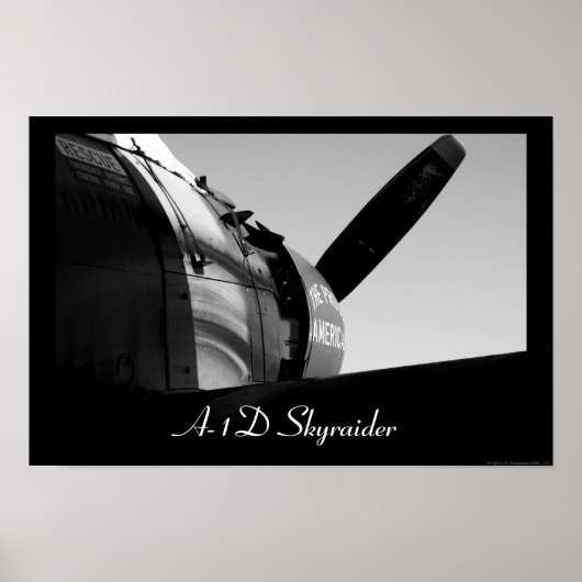 A-1D Skyraider Poster (Vorne)