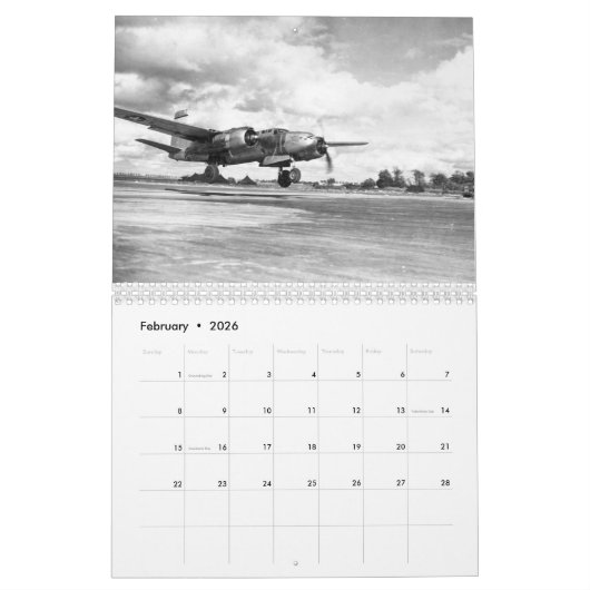 A-26 Invader Kalender (Feb 2026)