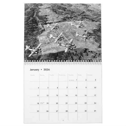 A-26 Invader Kalender (Jan 2026)