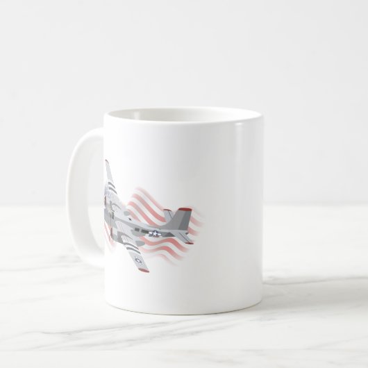 A-26 Invader WW2 Light Bomber Kaffeetasse (Vorderseite Links)