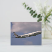 A-340, europäisches Flugzeug Postkarte (Stehend Vorderseite)