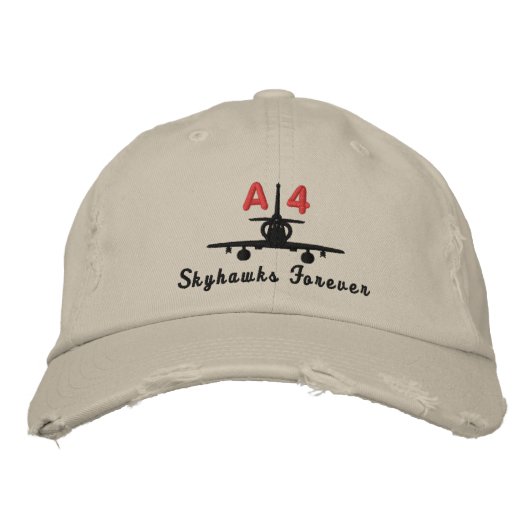 A-4 Golf Hat Bestickte Baseballkappe (Vorderseite)