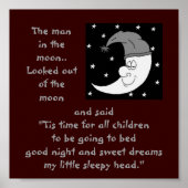 a-4 Mann auf dem Mondplakat Poster (Vorne)