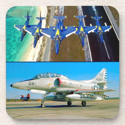 A-4 SKYHAWK GETRÄNKEUNTERSETZER (Vorderseite)