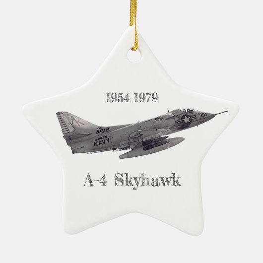 A-4 Skyhawk Keramik Ornament (Hinten)