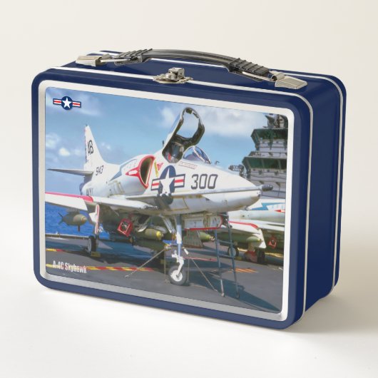 A-4 SKYHAWK METALL BROTDOSE (Vorderseite)