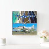 A-4 SKYHAWK QUADRATISCHE WANDUHR (Zuhause)