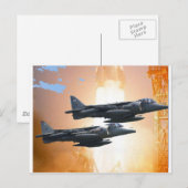 A-6-INTRUDER POSTKARTE (Vorne/Hinten)