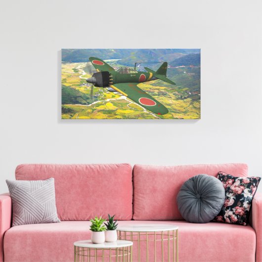 A 6 m Null im Flug Leinwanddruck (Insitu (Wohnzimmer))