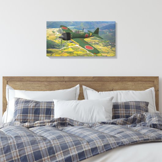 A 6 m Null im Flug Leinwanddruck (Insitu (Schlafzimmer))
