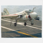 A-6E-INTRUDER FLEECEDECKE (Vorderseite (Horizontal))