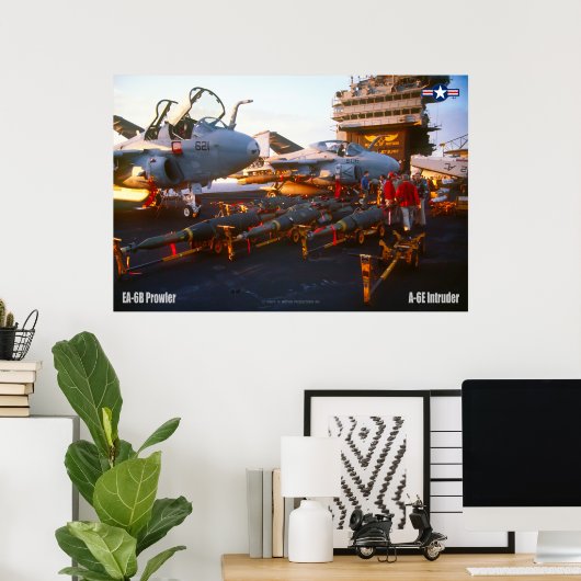 A-6E-INTRUDER und EA-6B-PROWLER Poster (Heimbüro)