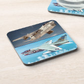 A-7 CORSAIR II GETRÄNKEUNTERSETZER (Linke Seite)