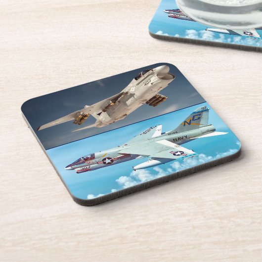 A-7 CORSAIR II GETRÄNKEUNTERSETZER (Linke Seite)