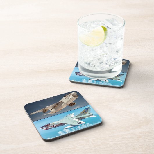 A-7 CORSAIR II GETRÄNKEUNTERSETZER (Rechte Seite)