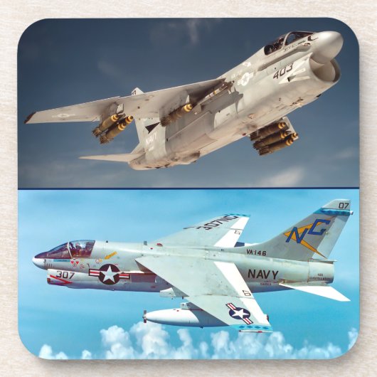 A-7 CORSAIR II GETRÄNKEUNTERSETZER (Vorderseite)