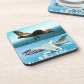 A-7 CORSAIR II GETRÄNKEUNTERSETZER (Linke Seite)