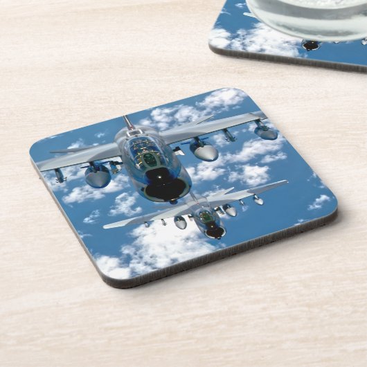 A-7 CORSAIR II GETRÄNKEUNTERSETZER (Linke Seite)