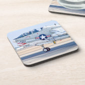 A-7 CORSAIR II GETRÄNKEUNTERSETZER (Linke Seite)