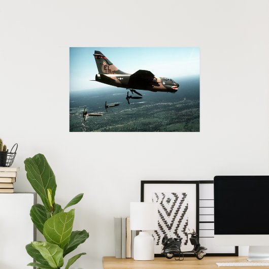 A-7 Corsair II Poster (Heimbüro)