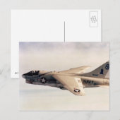 A-7 Corsair II Postkarte (Vorne/Hinten)
