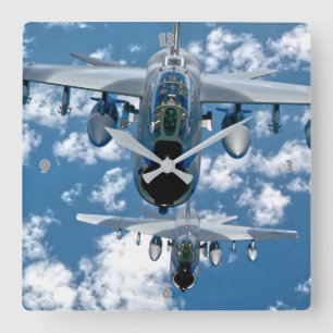 A-7 CORSAIR II QUADRATISCHE WANDUHR