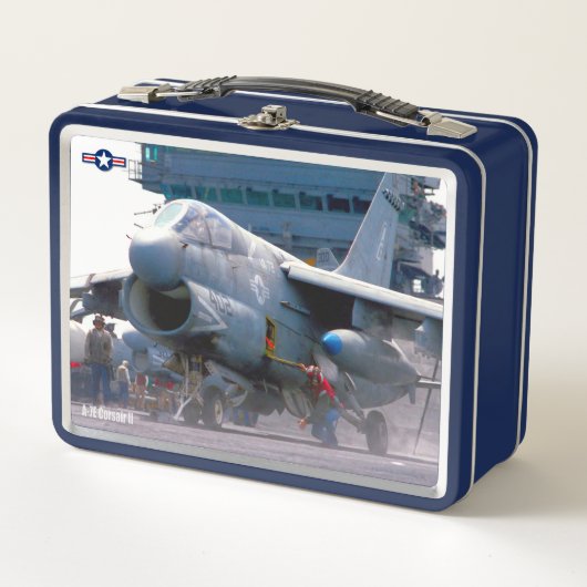 A-7E CORSAIR II METALL BROTDOSE (Vorderseite)