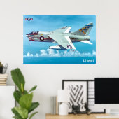 A-7E CORSAIR II POSTER (Heimbüro)