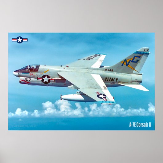 A-7E CORSAIR II POSTER (Vorne)