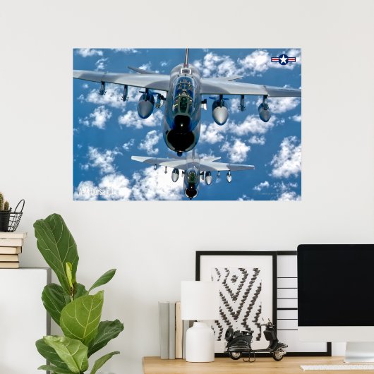 A-7K CORSAIR II POSTER (Heimbüro)