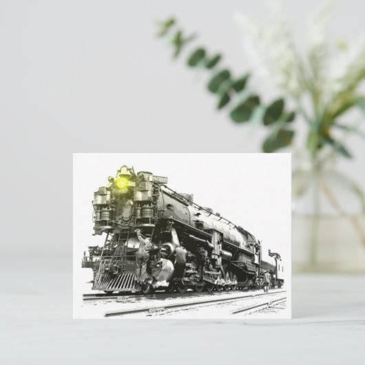 A 9000 Dampflokomotive Postkarte (Stehend Vorderseite)