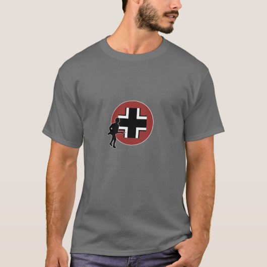 A&A Deutschland Land-Markierung und Infanterie T-Shirt (Vorderseite)