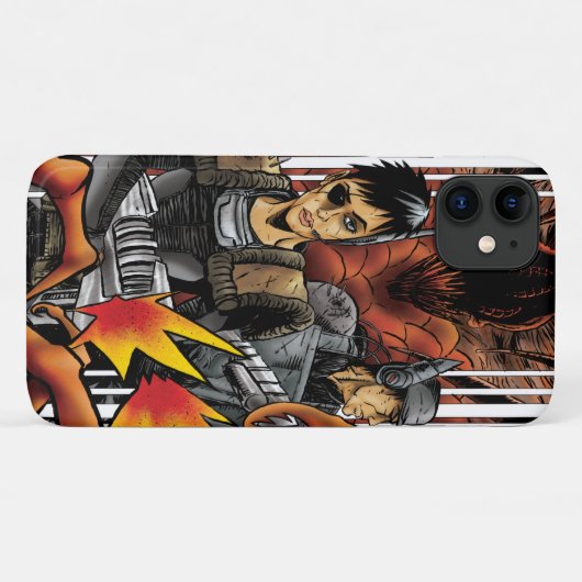 A.A.I. Wars iPhone Case (Rückseite (Horizontal))