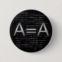 A=A Logik Objectivist Technologie-Knopf